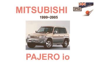 Mitsubishi Pajero IO 1998 - 2005 Owners Handbook - Front Cover