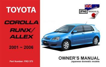 toyota runx workshop manual #5