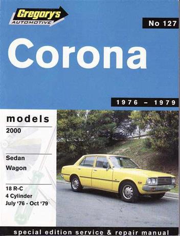 toyota corona 2000 18r owner's manual #5