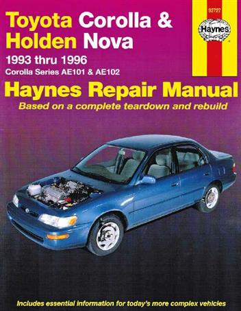 free 1993 toyota corolla owners manual #1