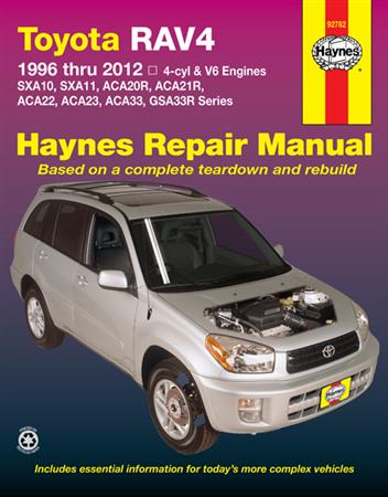 Toyota RAV4 (Petrol) 1996 - 2012 Haynes Owners Service ...