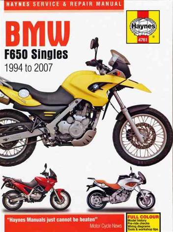 2007 Bmw f650gs maintenance schedule #4