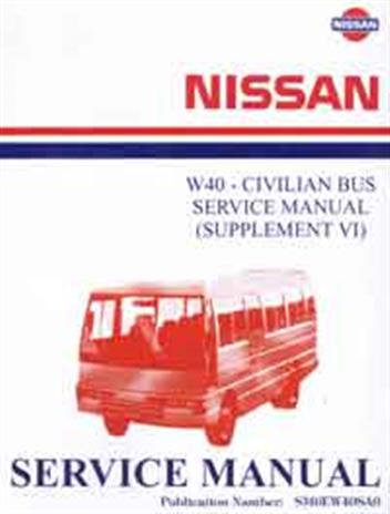 Nissan civilian repair manual #8