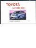 Toyota Alphard 2002 On Owners Handbook
