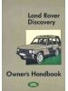 Land Rover Discovery 1989 - 1990 Owners Handbook