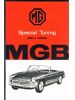 MG MGB 1800 cc Engine Tuning Owners Handbook