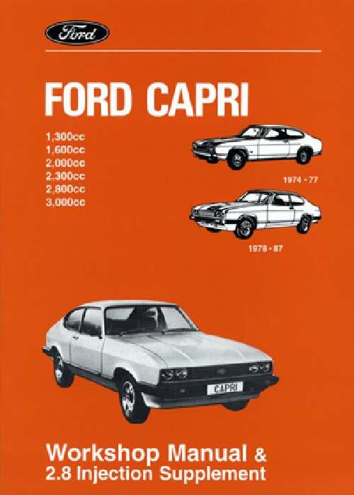 Ford Capri Car Manual