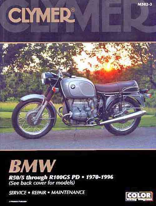 BMW R-Series 2 Valve 1970-1996 Clymer Repair Manual R100RS ...