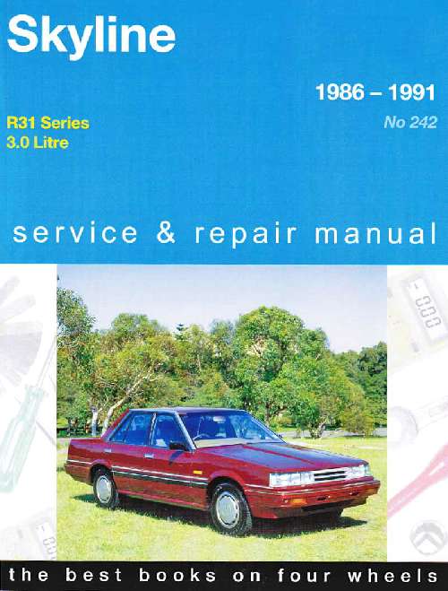 Nissan skyline owners handbook #8
