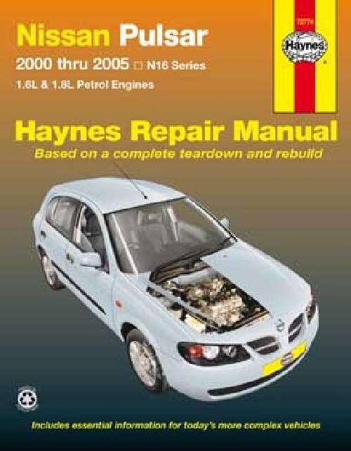Nissan pulsar instruction manual #10