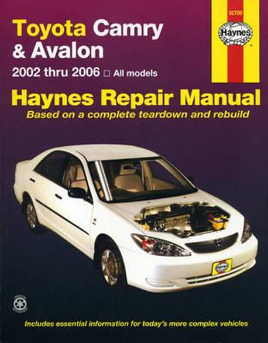 2004 Toyota Camry Haynes Manual