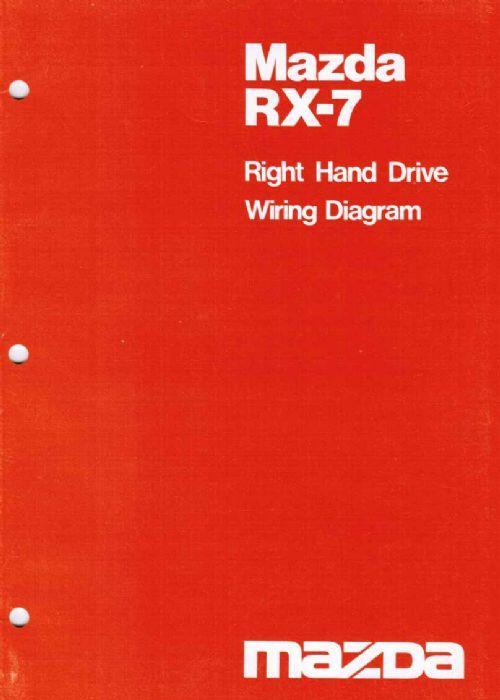 Mazda RX7 Wiring Diagram 10 / 1980 Factory Manual Supplement